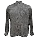 Saint Laurent Pointillism Shirt in Black Silk