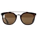 Óculos de sol com tonalidade Gucci GG0403S em acetato marrom