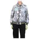Ghost graffiti bomber jacket - size UK 8 - Gucci