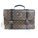 Louis Vuitton Monogram Macassar Rally Briefcase