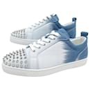 NINE CHRISTIAN LOUBOUTIN LOUIS JUNIOR 3240864 42.5 DENIM SNEAKERS - Christian Louboutin