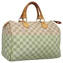 LOUIS VUITTON Damier Azur Speedy 30 Hand Bag N41533 LV Auth EC904 - Louis Vuitton