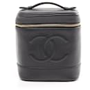 Chanel Caviar Skin Gold Coco Mark Handbag A01998