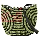 Panier Pm Crossbody - Vanessa Bruno - Raphia - Burgundy