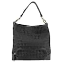 Fendi Zucchino Canvas Shoulder Bag