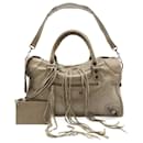 Balenciaga The City Leather Handbag 2WAY