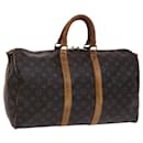 LOUIS VUITTON Monogram Keepall Bandouliere 45 Boston Bag M41418 LV Auth ep8099 - Louis Vuitton