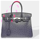 Sac HERMES Birkin 30 en Cuirs exotiques Rose - 102597 - Hermès
