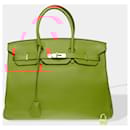 Sac HERMES Birkin 35 en Cuir Orange - 102595 - Hermès