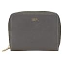Celine Leather Round Zipper Coin Case - Céline