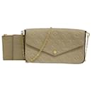 Carteira de Ombro Monogram Empreinte Pochette Felicie da Louis Vuitton
