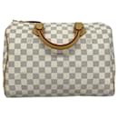 Louis Vuitton Damier Azur Speedy 30 Handbag