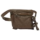 BOTTEGA VENETA INTRECCIATO Waist bag Leather Brown 121604 Auth bs23917 - Autre Marque
