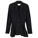 Antonio Barardi Crepe Cut Out Blazer in Black Rayon - Autre Marque
