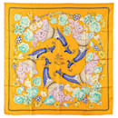 Hermes Silk Scarf FLEURS RAISINS - Hermès