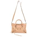 Balenciaga Le City Small Bag in Beige Leather