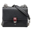 Fendi Kan I Small Leather Chain Shoulder Bag