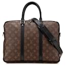 Louis Vuitton Monogram Macassar Briefcase