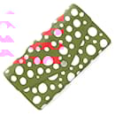 Portefeuille long bi-fold Louis Vuitton en rouge