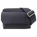 Louis Vuitton Men's Shoulder Bag in Navy Calf Leather
