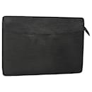 LOUIS VUITTON Epi Pochette Homme Clutch Bag Black Noir M52522 LV Auth 116789 - Louis Vuitton