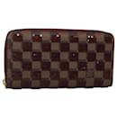 LOUIS VUITTON Damie Payette Zippy Wallet Long Wallet Red N63174 LV Auth BA847AM - Louis Vuitton