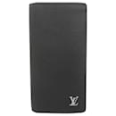Louis Vuitton Long Wallet Taiga Portefeuille Brazza M30285 Noir