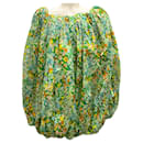 Alemais Green Multi Francis Bubble Mini Dress - Autre Marque