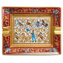 Hermès Vide Poche Cendrier Chasse en Inde Ashtray Trinket Bowl in box Hermes