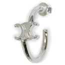 Celine Triomphe Asymmetric Hoop Earrings - Céline
