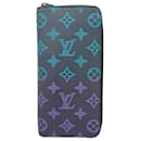 Louis Vuitton Monogram Shadow Zippy Vertical Long Wallet