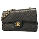 Chanel Black Lambskin Shoulder Bag