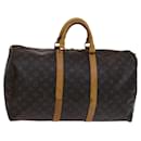 LOUIS VUITTON Monogram Keepall 50 Boston Bag M41426 LV Auth MY369 - Louis Vuitton