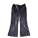 Alexander McQueen trousers, leather trousers - Alexander Mcqueen