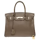 Sac HERMES Birkin 30 en Cuir Étoupe - 102626 - Hermès