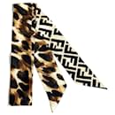 Fendi Women's Lappy Scarf Bandana Leopard Print