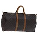 LOUIS VUITTON Monogram Keepall 55 Boston Bag M41424 LV Auth MY352 - Louis Vuitton