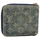 LOUIS VUITTON Monogram Denim Mini Zippy Wallet Wallet Blue M95342 LV Auth BD1131 - Louis Vuitton
