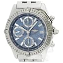 Breitling Chronomat Blue MOP Dial Steel Automatic Watch A13352