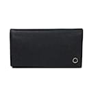 Bvlgari Black Leather Long Wallet - Bulgari