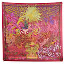 FOULARD HERMES MYTHES ET METAMORPHOSES ANNIE FAIVRE CARRE 90 CM SOIE SCARF - Hermès