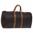 LOUIS VUITTON Monogram Keepall 55 Boston Bag M41424 LV Auth MY330 - Louis Vuitton
