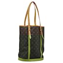 LOUIS VUITTON Bolsa de Ombro Monogram Bucket GM M42236 LV Auth BD1233 - Louis Vuitton