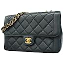 Chanel Navy Lambskin Shoulder Bag