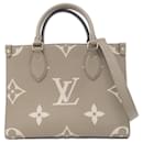 Louis Vuitton Bicolor Monogram Empreinte On-the-Go PM Handbag