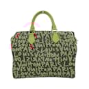 Louis Vuitton Monogram Graffiti Speedy 30cm Boston Bag