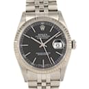 Rolex Datejust 16234 Stainless Steel and White Gold Wristwatch