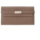 Hermes Kelly Wallet in Etoupe Gray - Hermès