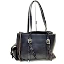 Fendi Selleria Stitched Leather Tote Bag Mini