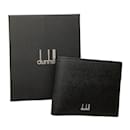 Dunhill Bi-fold Wallet in Black Leather - Alfred Dunhill